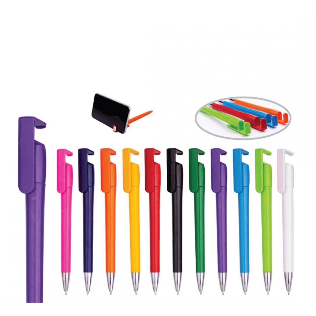 Plastik Kalem Telefon Tutacaklı