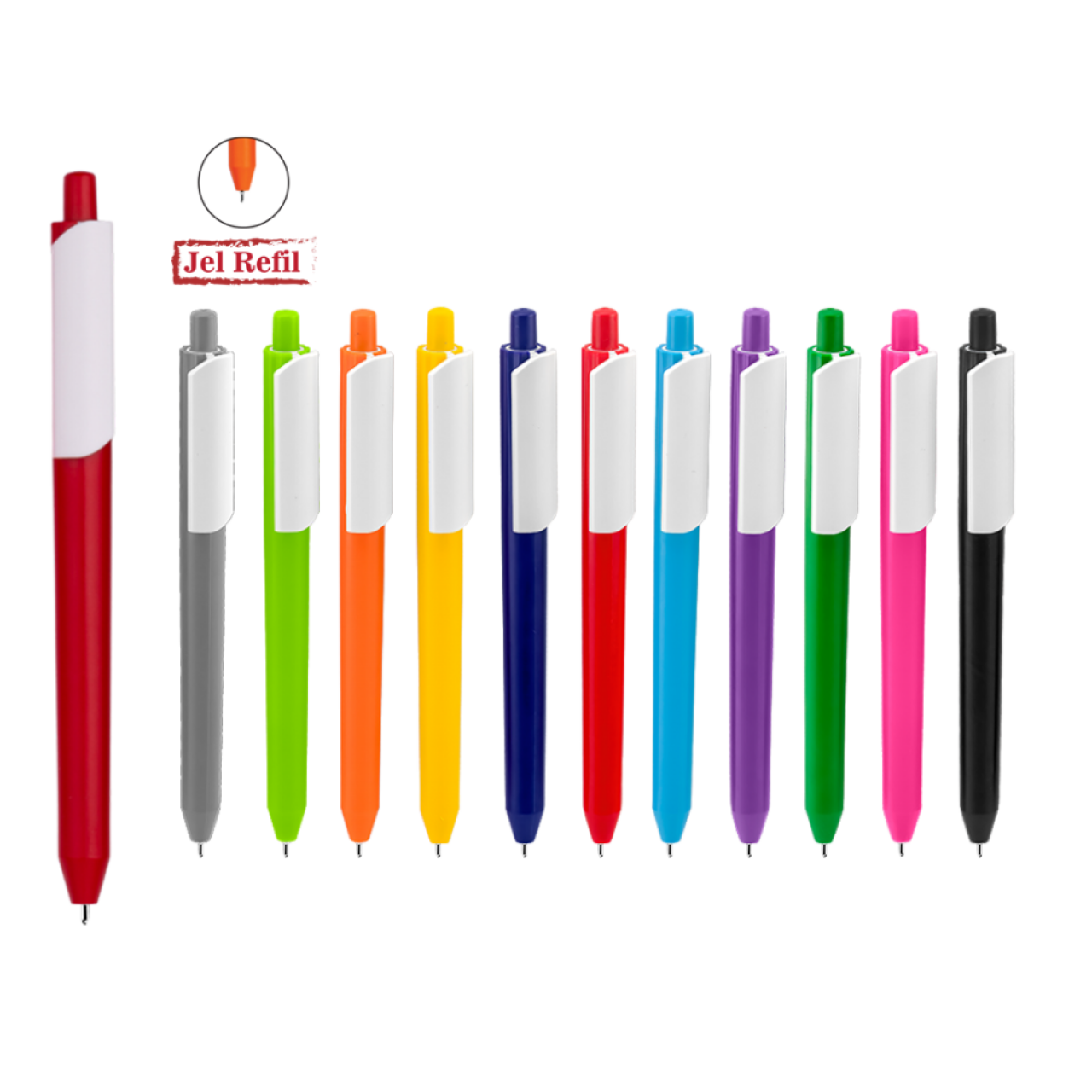 Jel Uçlu Lüks Plastik Kalem