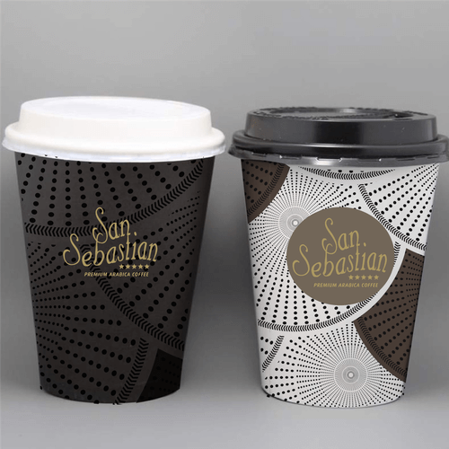 Kağıt Bardak Desenli